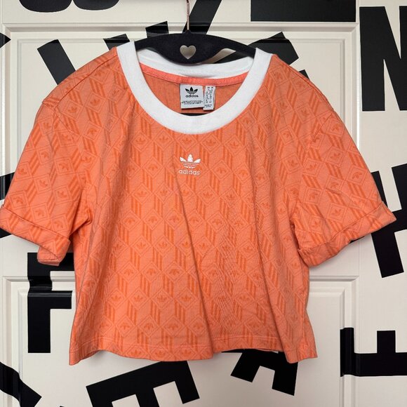 Adidas Originals Geometric Crop top - Picture 2 of 11